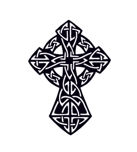 Переводная тату «Кельтский крест»