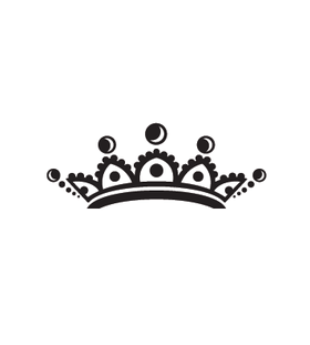 Переводная картинка тату «Корона»
