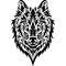 Переводная татуировка "Волк"